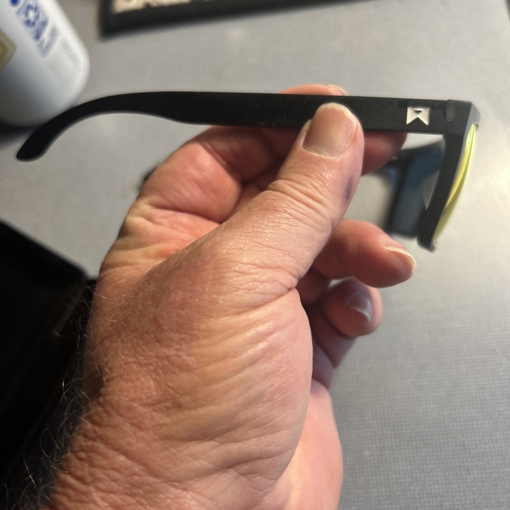 William Painter Sunglasses The Level Model Titanium With Red Lenses View 4